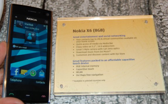 Nokia X6 8GB Pics